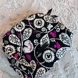 Vera Bradley Disney Parks Retired Zip Mickey Head Quilted Cosmetic Bag